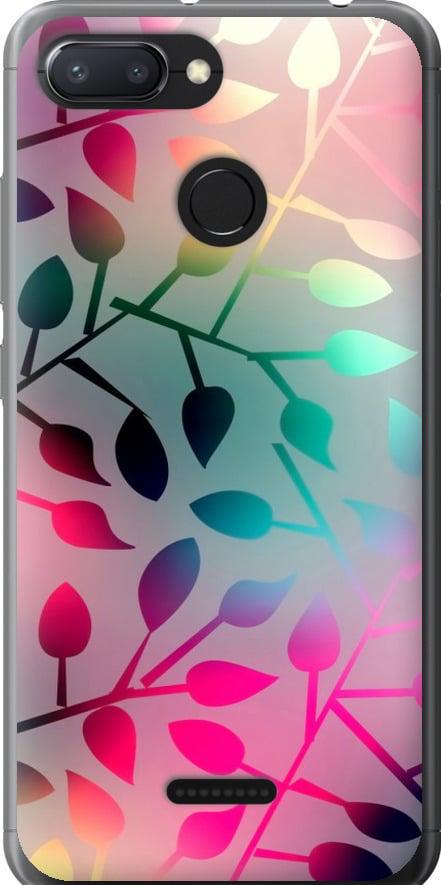 Чехол на Xiaomi Redmi 6 Листья (2235t-1521-42517)