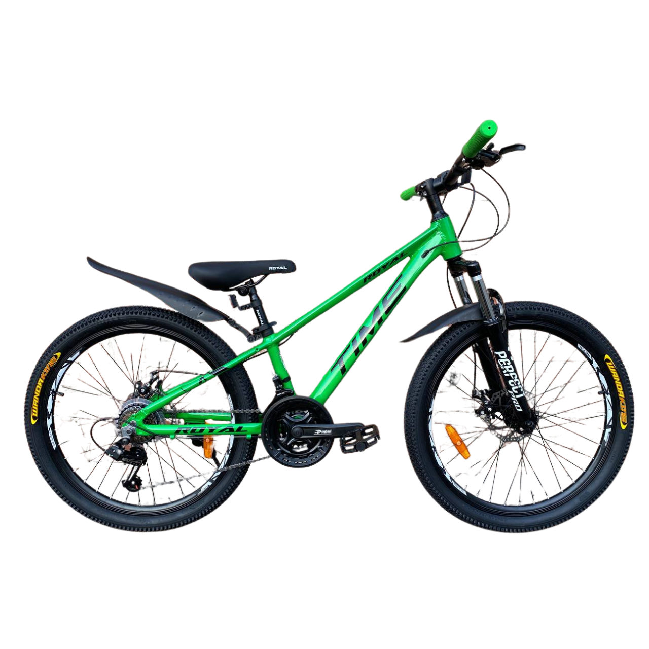 Велосипед подростковый TIME 2025 24" 12,5" Зеленый