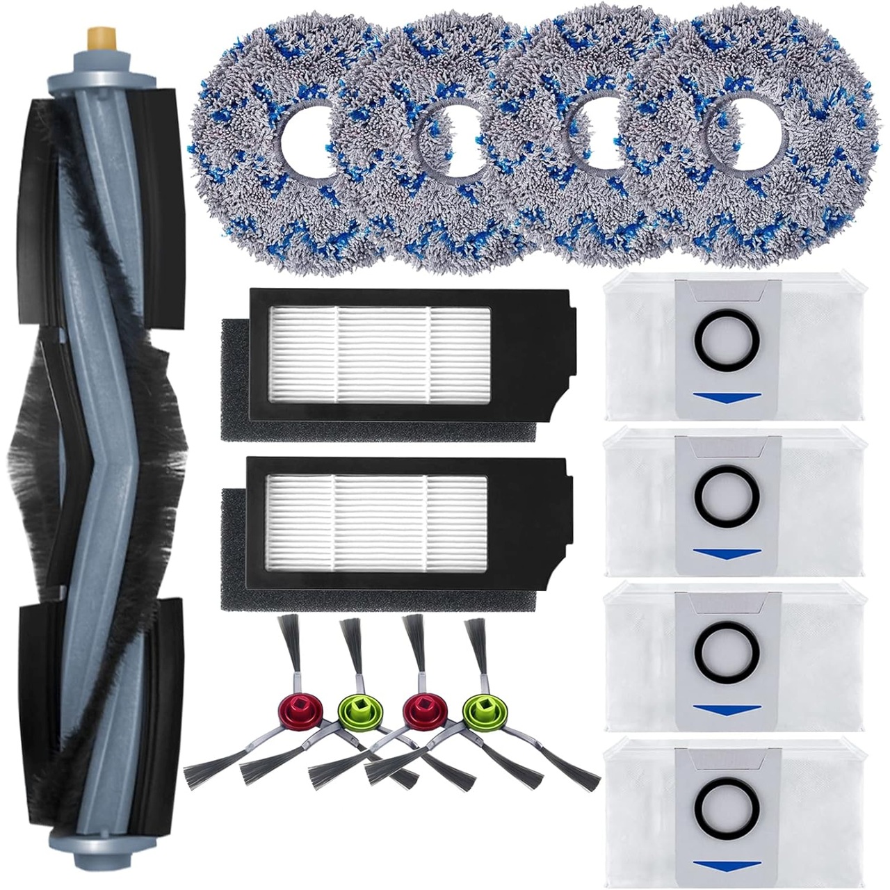 Комплект аксессуаров для работы пылесоса Ecovacs Deebot X1 X1/Omni X1 Turbo T10 Omni 15 пр. Комплект аксессуаров для работы пылесоса Ecovacs Deebot X1 X1/Omni X1 Turbo T10 Omni 15 пр.
