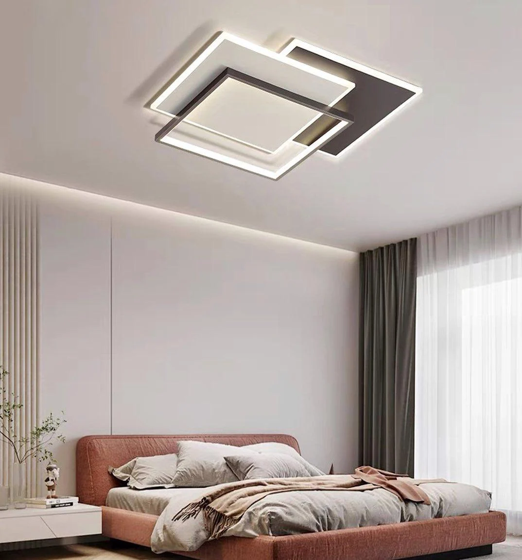 Люстра ESLLSE VEGA TRIPLE 3S з пультом 70 Вт 470х470х60 мм Чорно-біла (10401) - фото 8