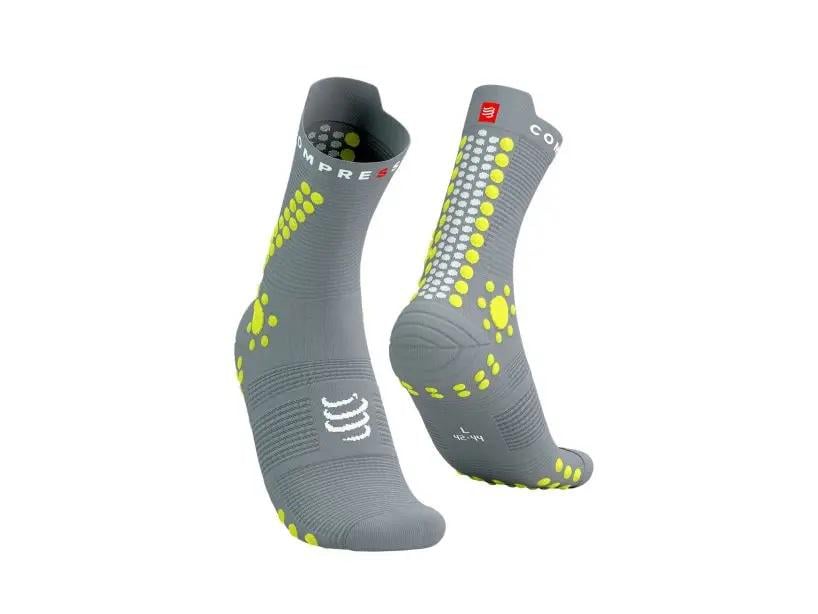 Носки спортивные компрессионные Compressport Pro Racing V4.0 T1 р. 35-38 Trail Alloy/Primrose (12773782)