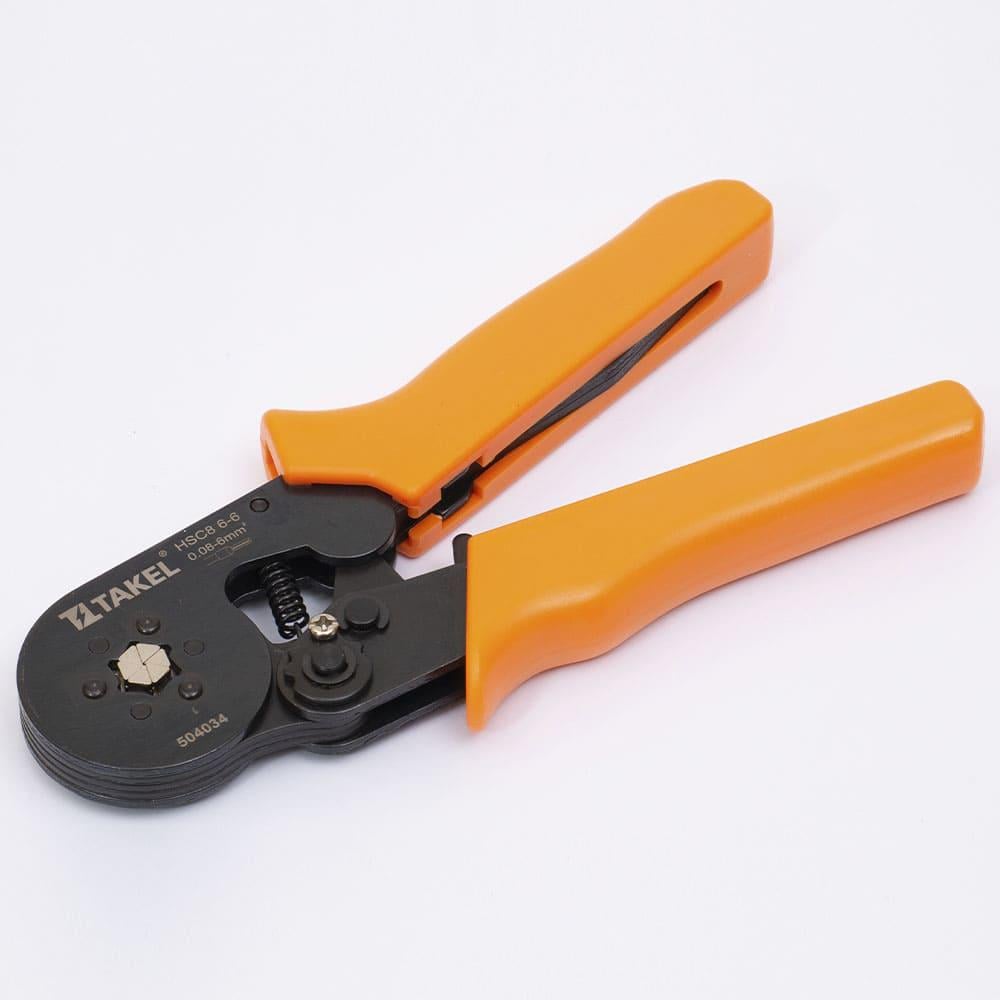 Інструмент опресувальний TAKEL HSC8 6-6 для трубчастих наконечників 0,08-6 мм2 (504034)