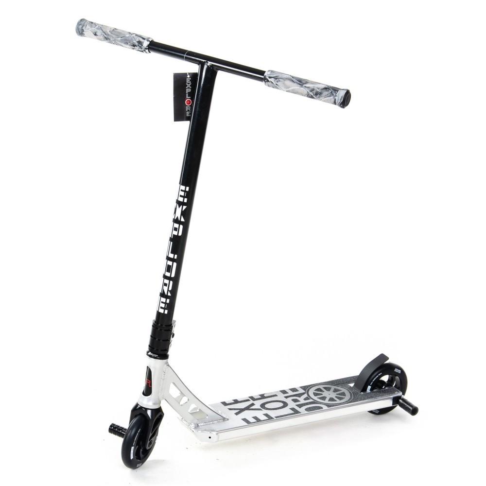 Самокат трюковий Explore LEONE New сріблястий