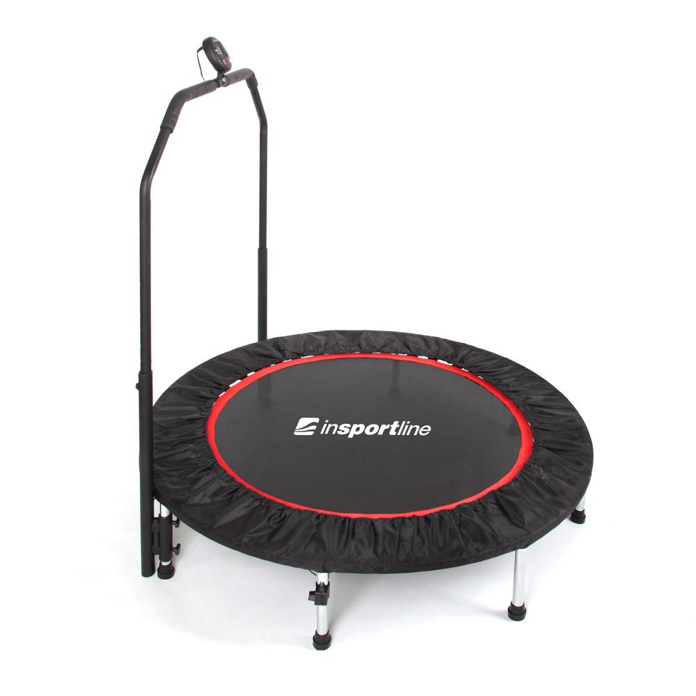 Батут для фитнеса inSPORTline PROFI Digital с перилой 122 см Черный (278237) - фото 4