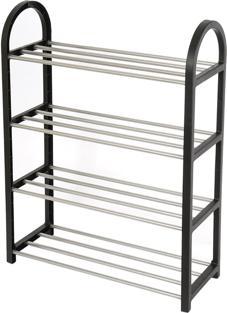 Полиця для взуття 4-х рівнева 14828 19х45х63 см Чорний (4995145) - фото 3