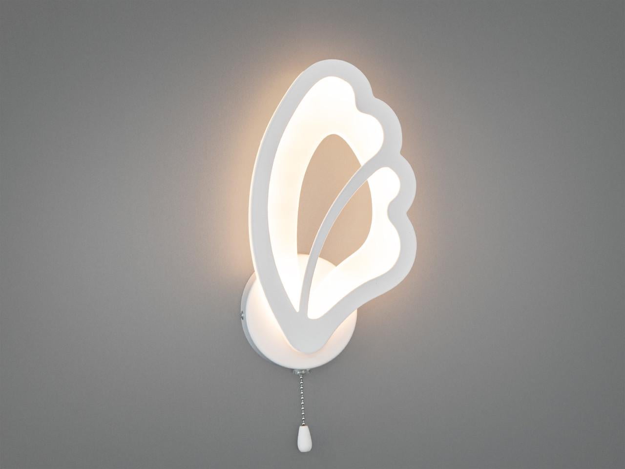 Бра для спальні та вітальні Diasha 8166/1WH 16W Білий (2983163522) Бра для спальні та вітальні Diasha 8166/1WH 16W Білий (2983163522)