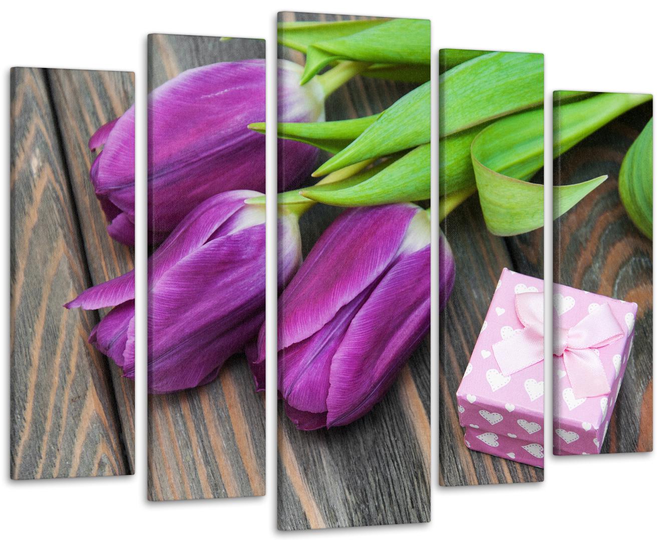 Картина модульная Тюльпаны 99х140 см (Art-304_5)