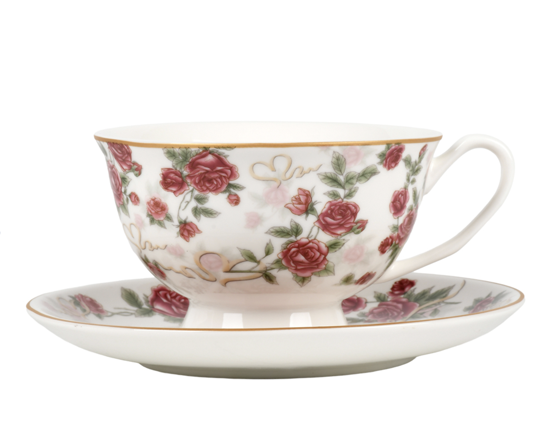 Чашка с блюдцем Royal Rose 180 мл (R40740) Чашка с блюдцем Royal Rose 180 мл (R40740)