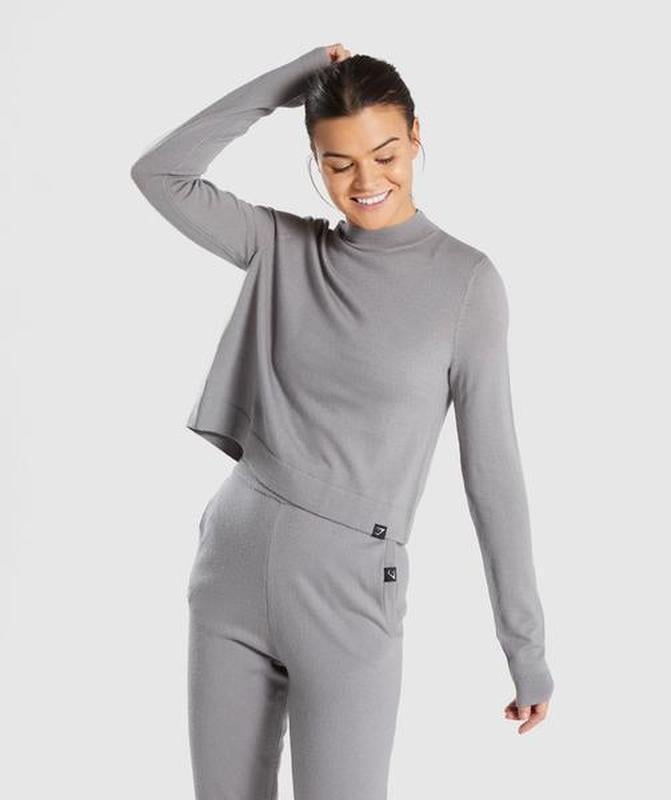 Світер жіночий Gymshark GLPO1895х60 S Сірий (25683289) Світер жіночий Gymshark GLPO1895х60 S Сірий (25683289)