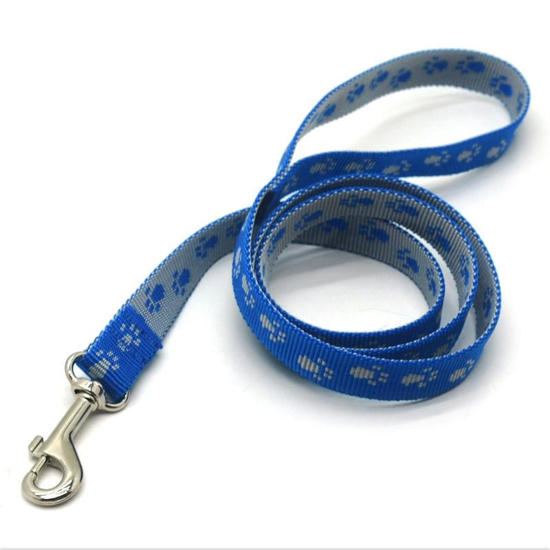 Поводок для собак и кошек Zoo-hunt капроновый Лапки ПКЛ1,6/500 см Серый/Голубой - фото 1 Поводок для собак и кошек Zoo-hunt капроновый Лапки ПКЛ1,6/500 см Серый/Голубой - фото 1