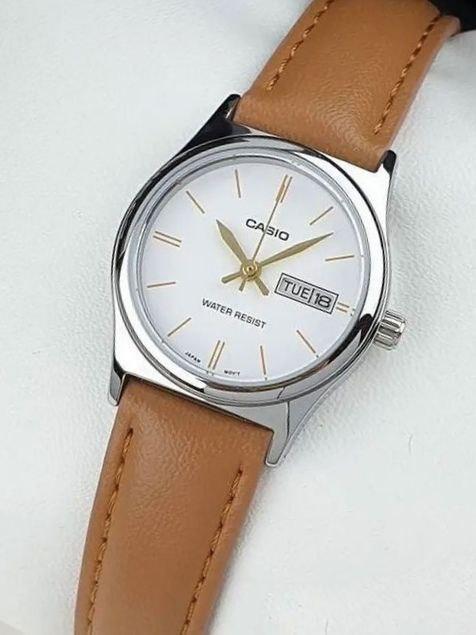 Наручные часы женские Casio LTP-V006L-7B2 Timeless Collection Lady Timeless Collection Белый (2917414148)