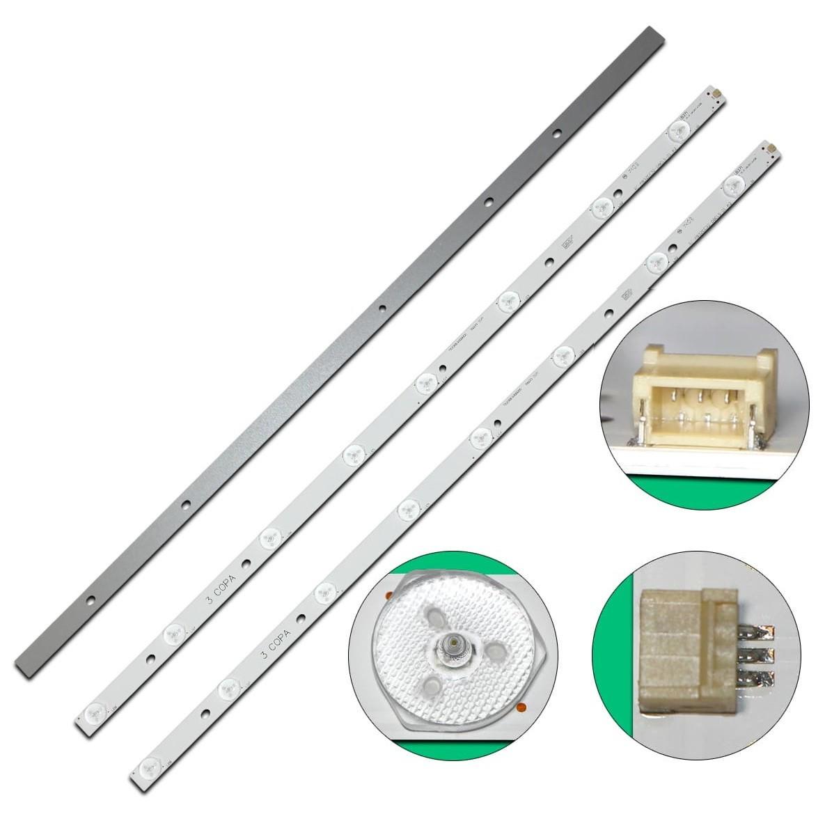 Комплект LED подсветки для телевизора Bravis 32 RF-AB320E32-0801S-01 A2 TK100K4000000 COPA - фото 3