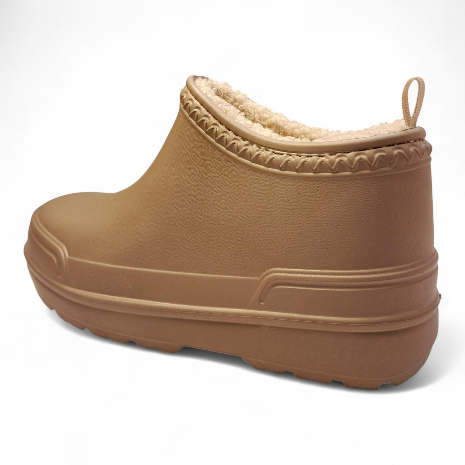 Галоши женские высокие утепленные Dago р. 37 24,5 см Бежевый (2807765050) - фото 4