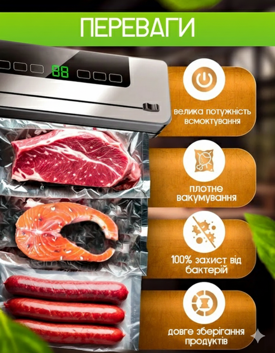 Вакууматор бытовой для продуктов (Key-000134) - фото 4