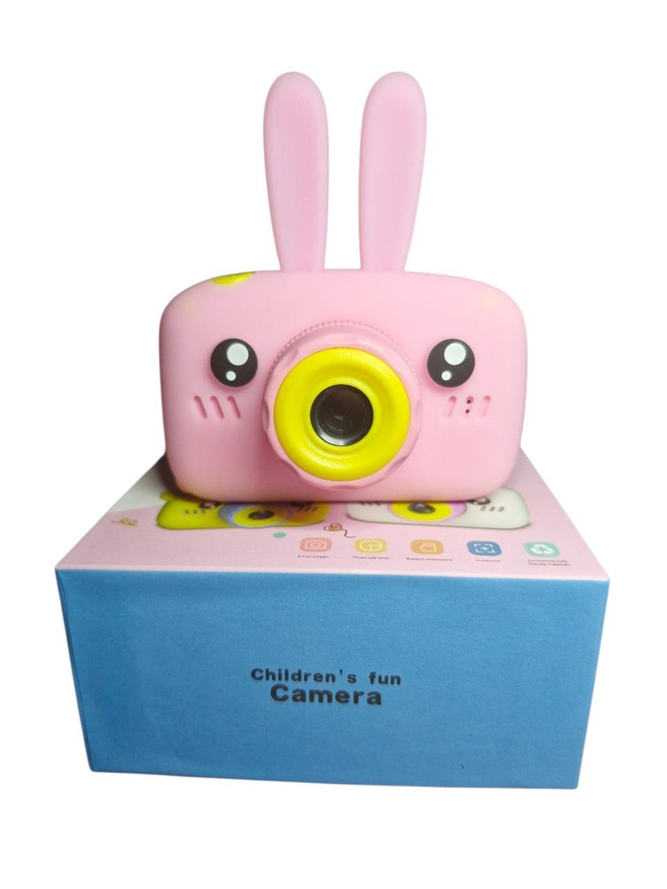 Фотоаппарат детский цифровой Зайчик Розовый