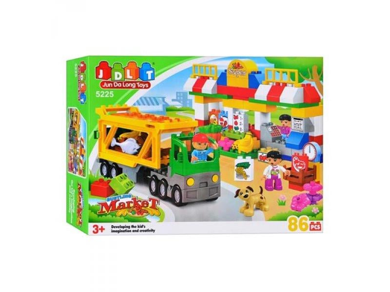 Конструктор для детей JDLT 5225 Базар 8шт. Разноцветный (147-132-BOC012511)