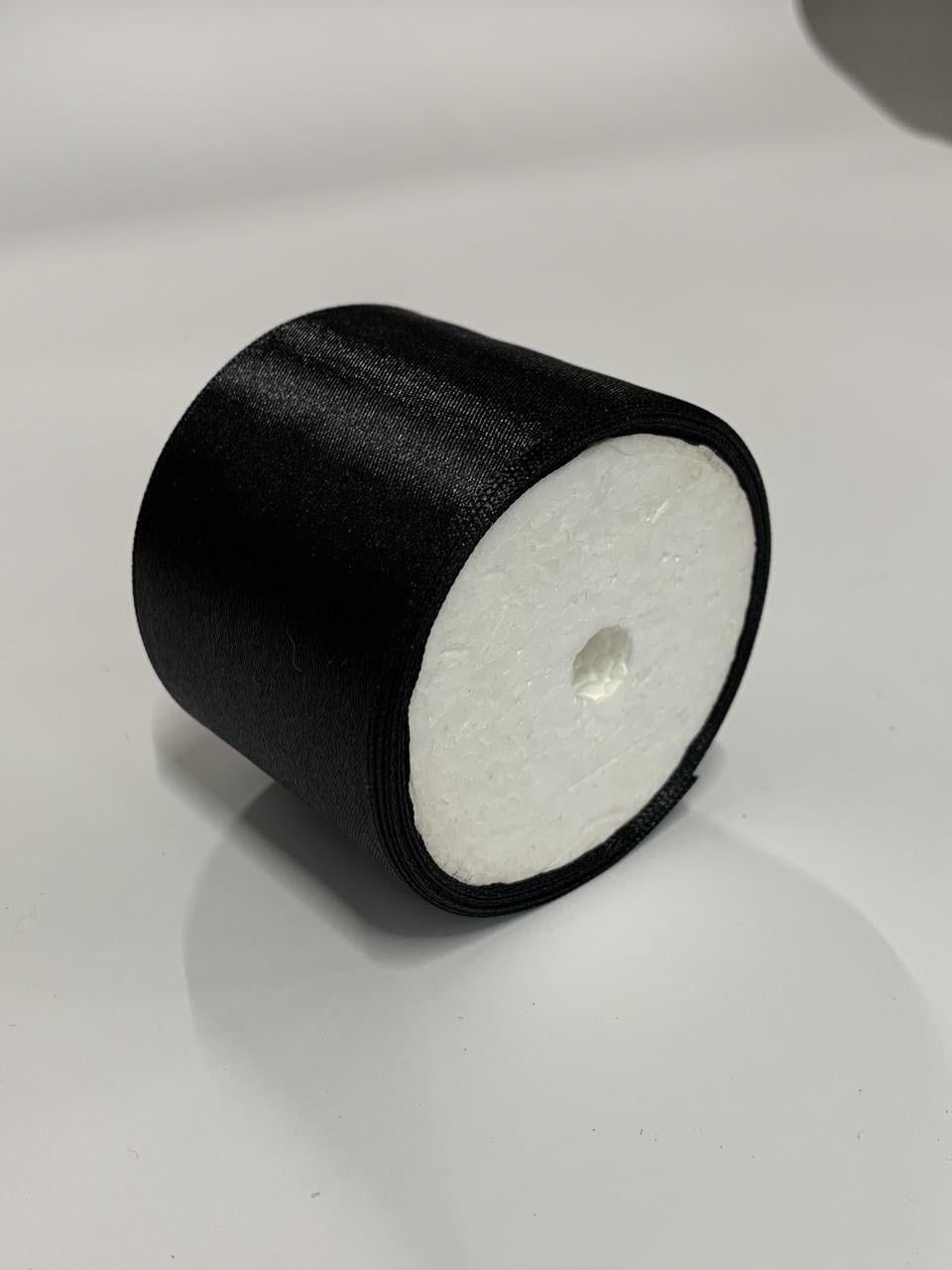 Стрічка атласна 4 см Чорний (1617948486) Стрічка атласна 4 см Чорний (1617948486)
