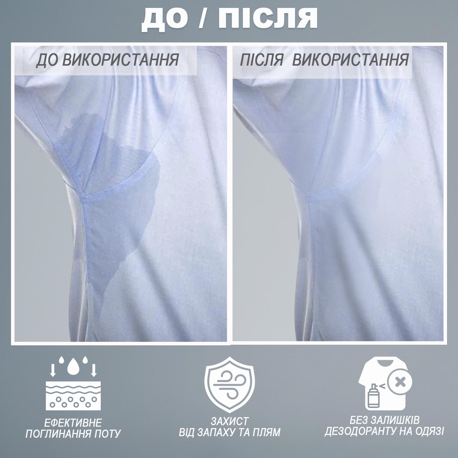 Прокладки-вкладыши защита от пота для подмышек GDragon Home 40 шт. Черный (108_1_0_2) - фото 4 Прокладки-вкладыши защита от пота для подмышек GDragon Home 40 шт. Черный (108_1_0_2) - фото 4