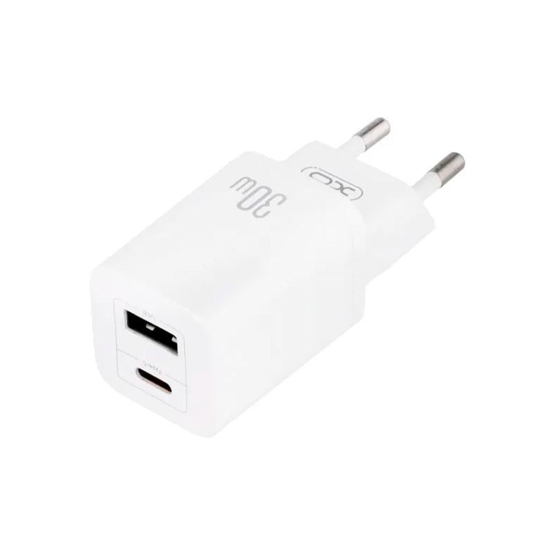 Зарядний пристрій Xo HN238A QC3.0 30W/1 USB 1 USB-C White (61459-0616) - фото 2