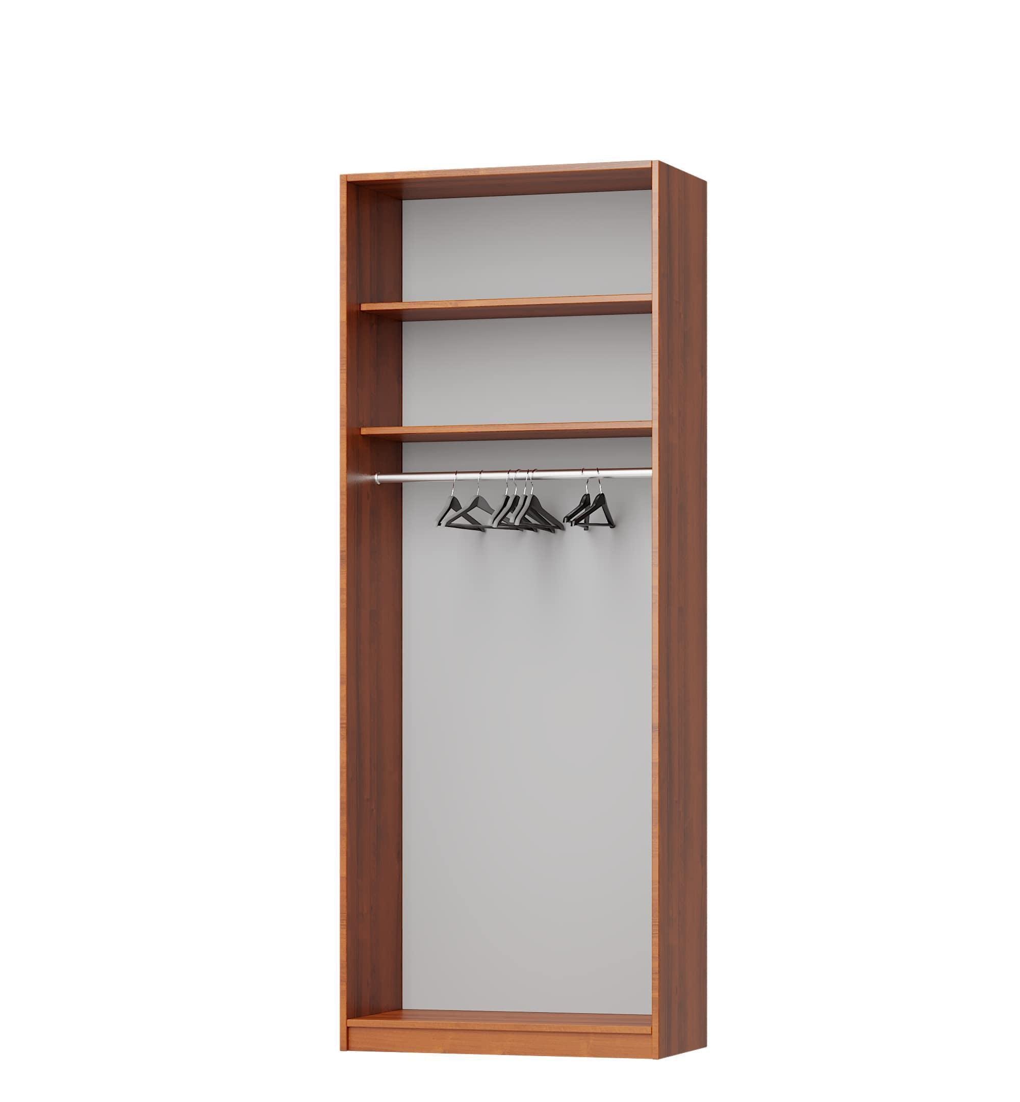 Шкаф-купе двухдверный MebelStar Уни AL 2 ДСП 90x60x240 см Дуб тахо (MBS-3953) - фото 2