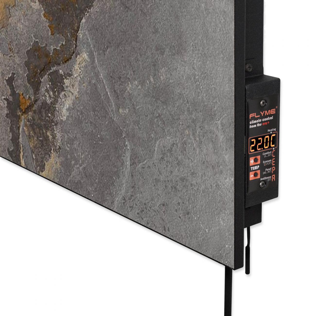 Обогреватель керамический ERAFLYME 600P инфракрасный с программатором и конвекцией Сланець (C600PB-SI) - фото 3