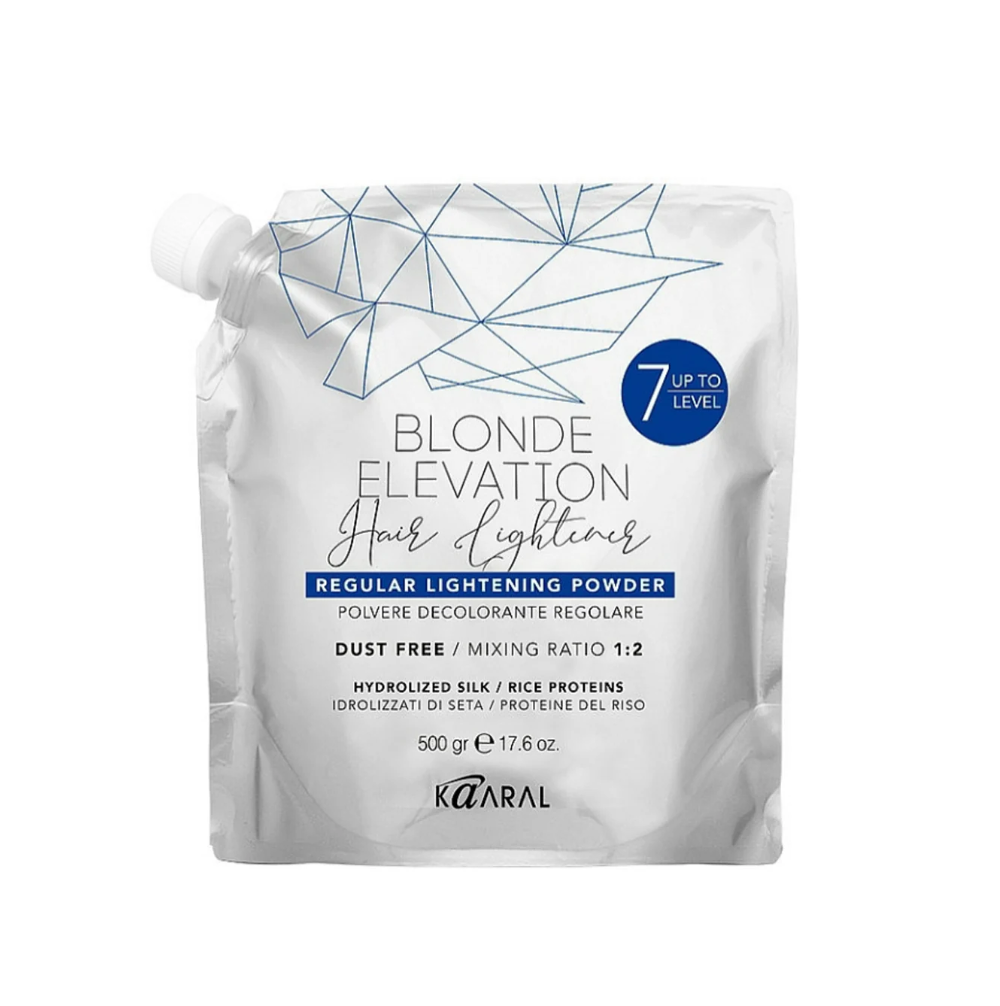 Освітлювальна пудра для волосся до 7 рівнів Kaaral Blonde Elevation Regular Lightener Powder 500 г Освітлювальна пудра для волосся до 7 рівнів Kaaral Blonde Elevation Regular Lightener Powder 500 г