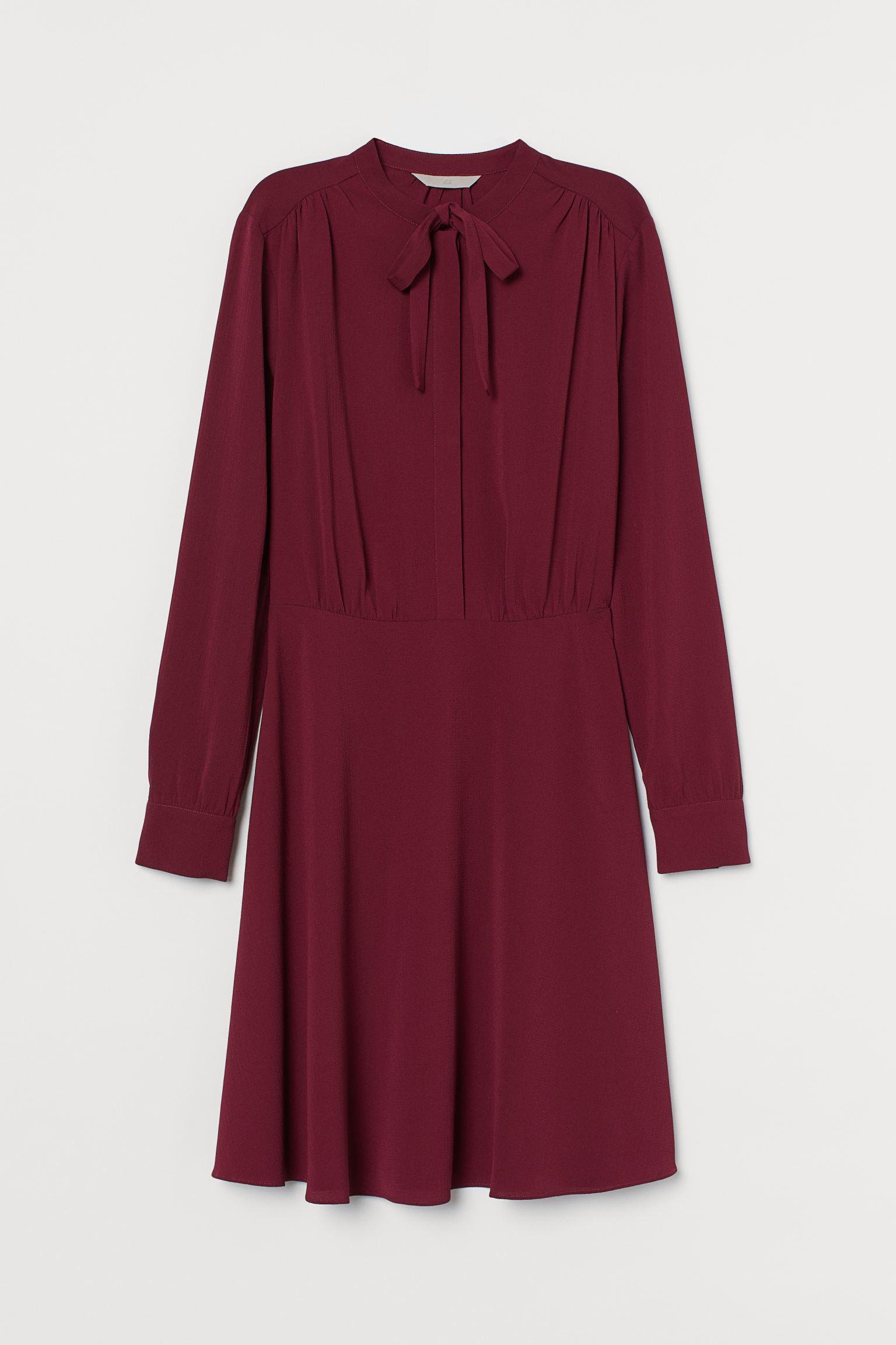 Платье H&M р. 38 Бордовый (3047860222) Платье H&M р. 38 Бордовый (3047860222)