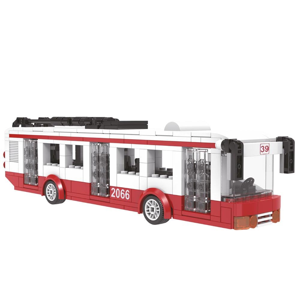 Конструктор KB 4001 Megapolis троллейбус с остановкой 514 дет. (33391927)