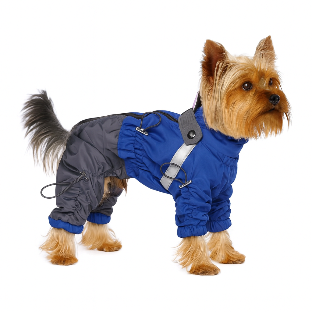 Дождевик для собак мальчиков Diego Rain New р. 2 Сине-серый (124181865)