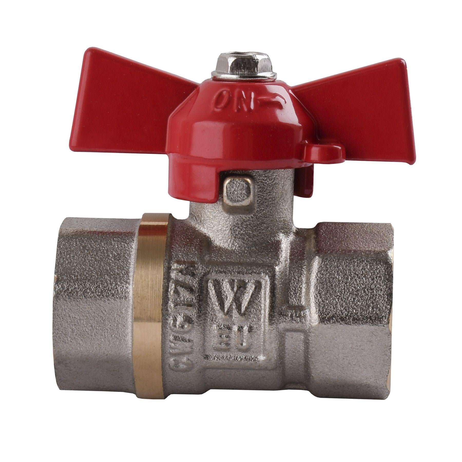 Кран кульовий прямий WATER VALVE ВВ КБ NV-V Q001 3/4″