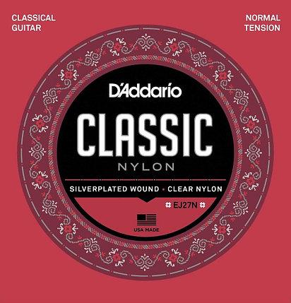 Струни для класичної гітари D’addario EJ27N 28-43 Classic Nylon