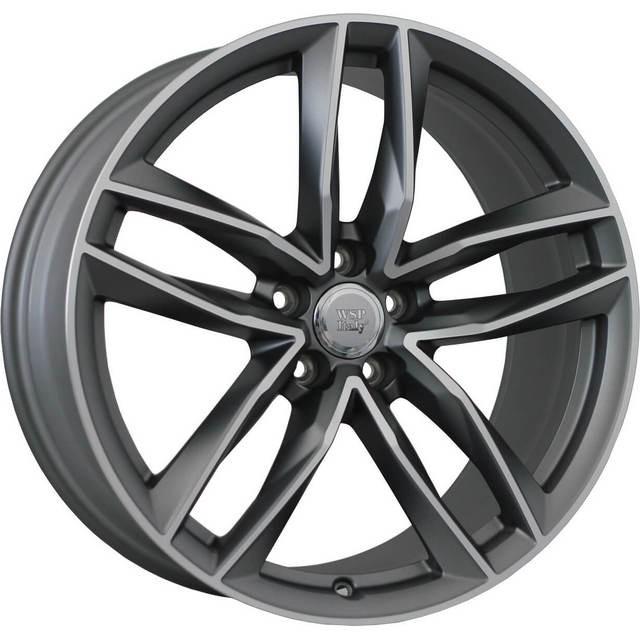 Литые диски WSP Italy Audi W570 Penelope 9x20 5x112 ET37 DIA66,6 Matt gun metal polished - фото 1