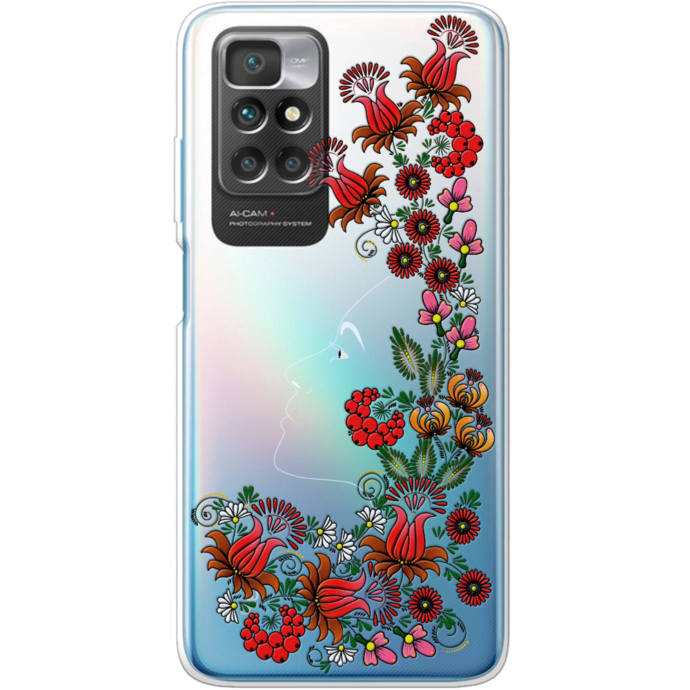 Чохол BoxFace Xiaomi Redmi 10 3D Ukrainian Muse Прозорий силікон (43311-bk64-43311)