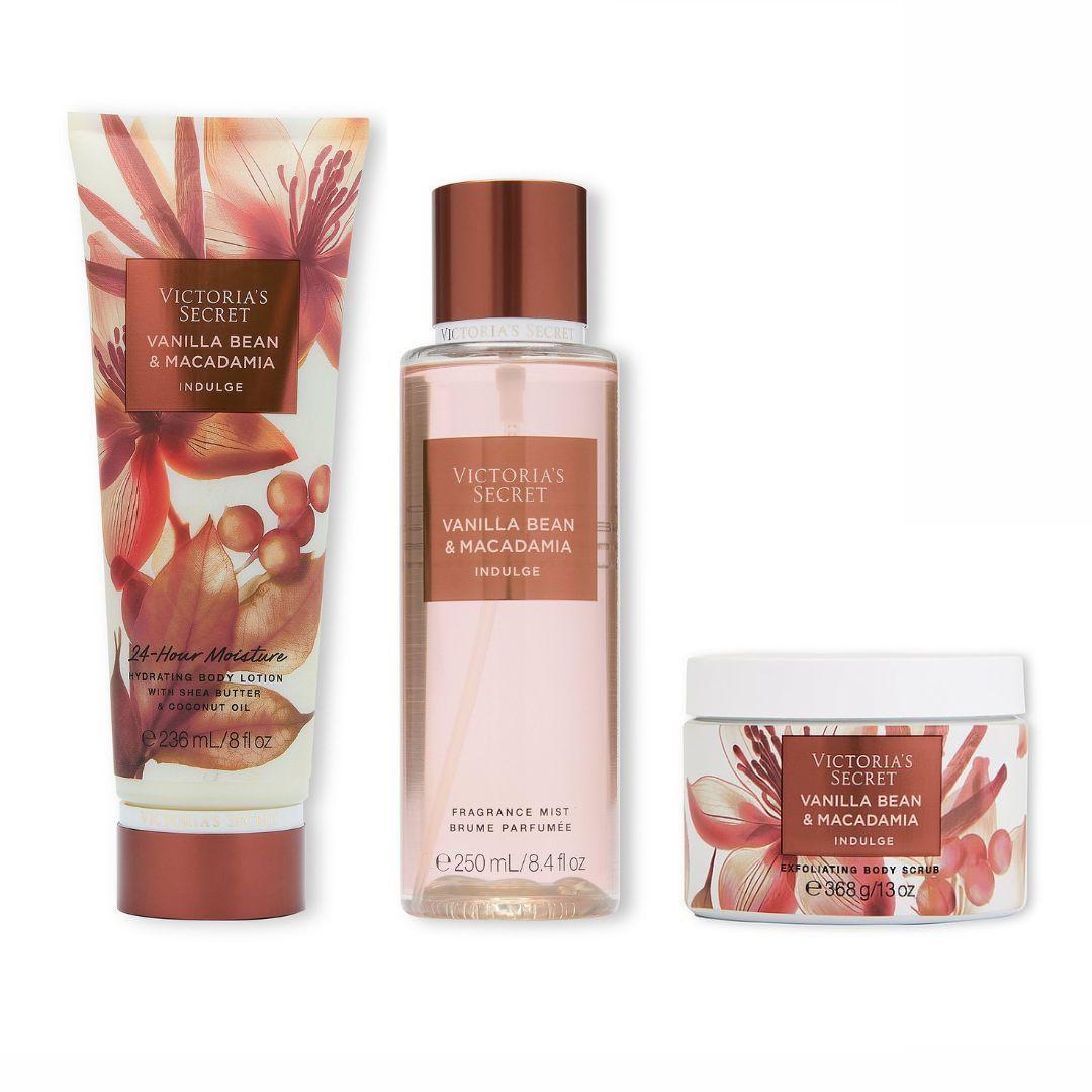 Набір Victoria's Secret Vanilla Bean & Macadamia лосьйон з спреем і скрабом (26838934)