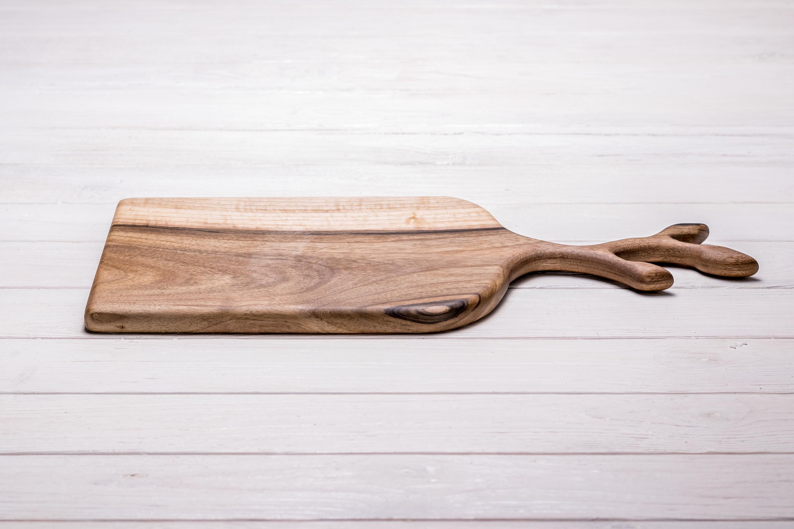 Доска кухонная EcoWalnut Веточки для приготовления нарезки подачи из древесины ореха L (EK-13.2) - фото 6 Доска кухонная EcoWalnut Веточки для приготовления нарезки подачи из древесины ореха L (EK-13.2) - фото 6