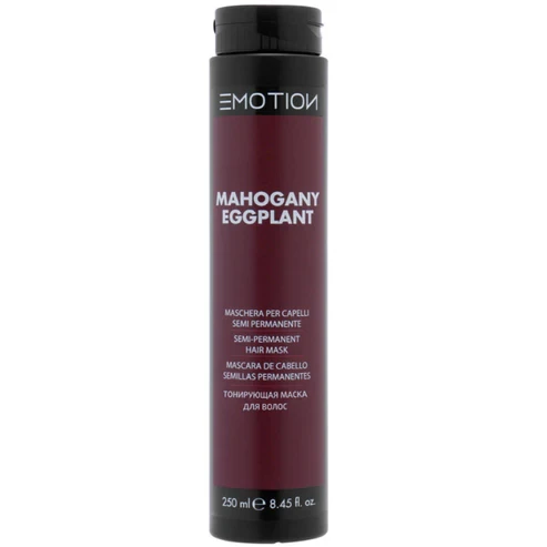 Тонирующая маска для волос KROM EMOTION COLOR MASK Махагоновый баклажан Mahogany Eggplant 250 мл