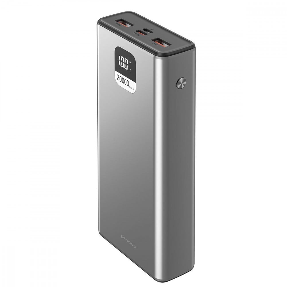 Повербанк Proove Guardian 22,5W 20000 mAh metal Grey (542690092)