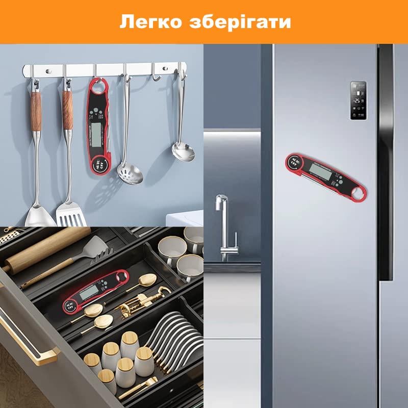 Термометр кухонный цифровой BESTCRAFT для приготовления пищи. - фото 6
