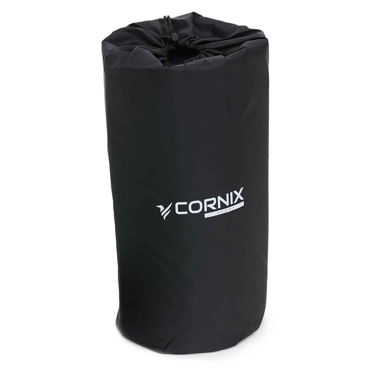 Килимок акупунктурний з валиком Cornix Classic Mat Аплікатор Кузнєцова XR-0111 Black/Orange (2375571720) - фото 2