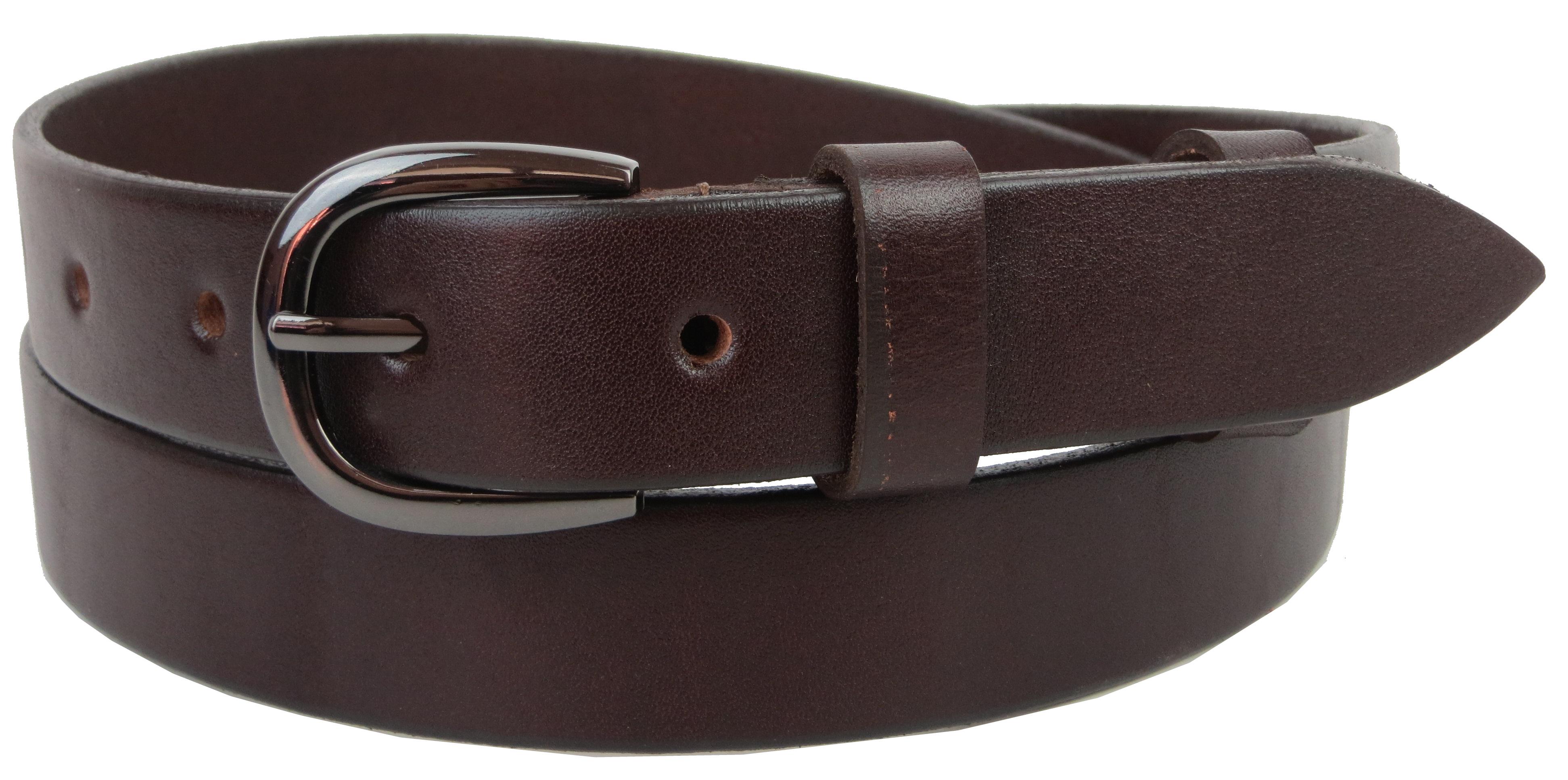 Женский ремень Skipper кожаный Коричневый (1415-30)