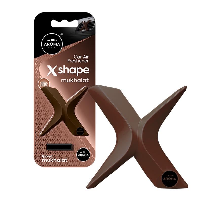 Ароматизатор на дефлектор Aroma Car X SHAPE 10г - MUKHALAT сухой