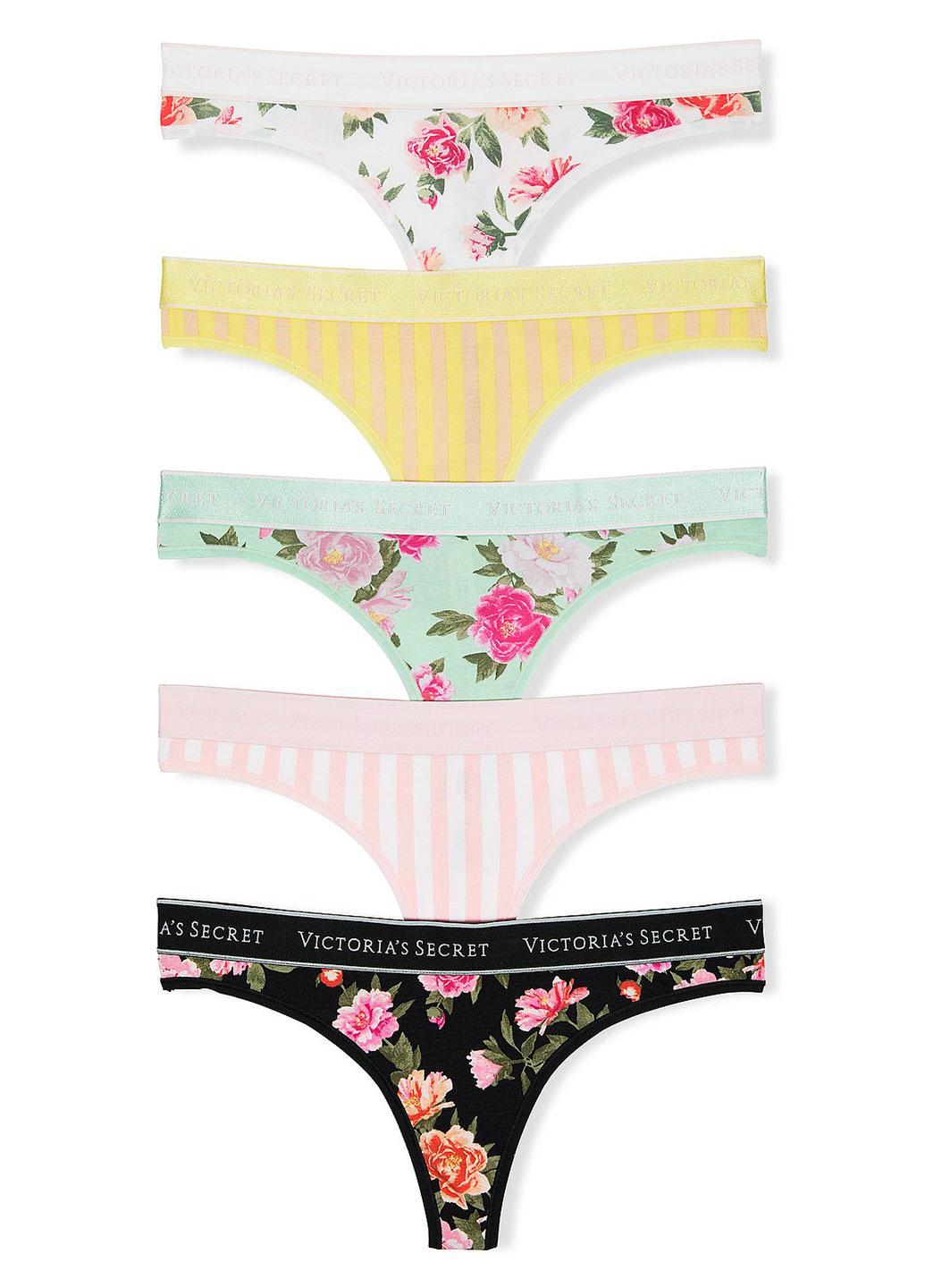 Набор трусиков Victoria Secret M 5 шт. Разноцветный (7000R00424169QD71M)