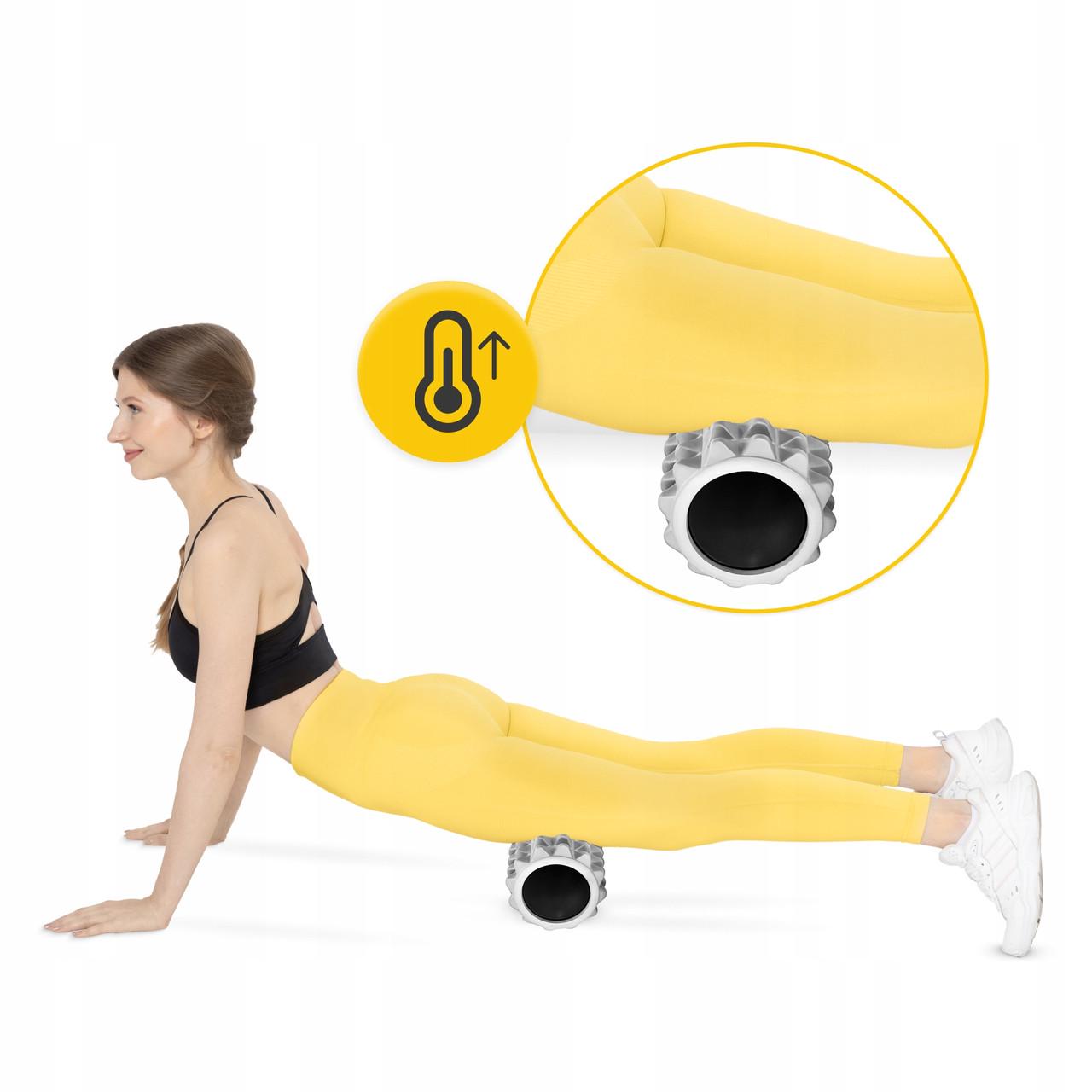 Масажний ролик 4fizjo EVA 33x14 см Grey (P-5907739314369) - фото 3 Масажний ролик 4fizjo EVA 33x14 см Grey (P-5907739314369) - фото 3