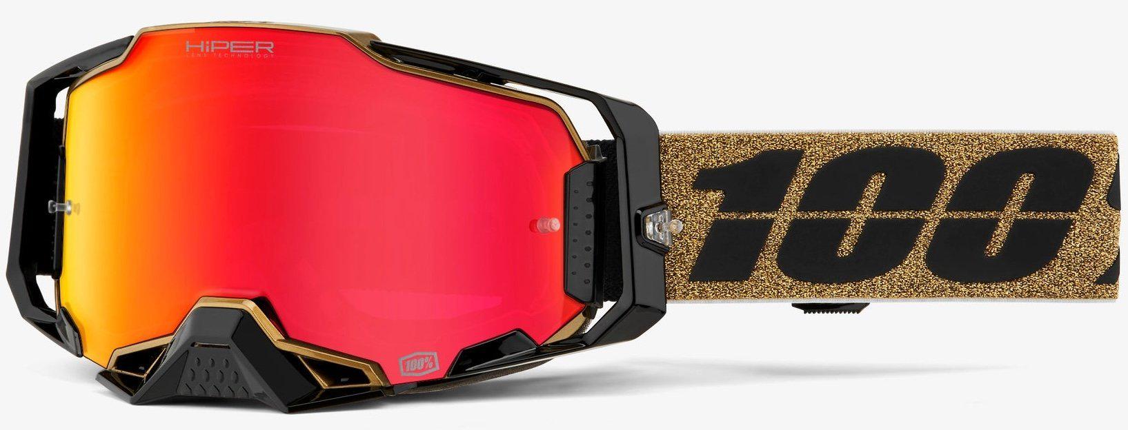 Мотоокуляри 100% ARMEGA HiPER Goggle Glory HiPER Red Lens (39425)