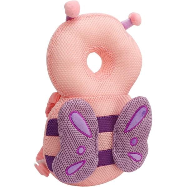 Подушка-рюкзак Бабочка для защиты головы и спины малыша 33 см