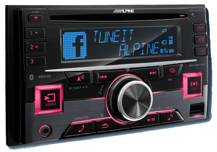 Автомагнитола Alpine CDE-W296BT - фото 4