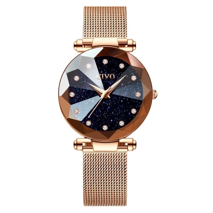 Часы наручные женские Civo Ideal Golden (7753)