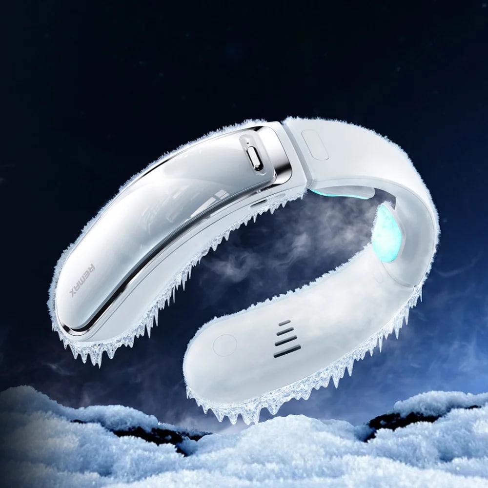 Вентилятор подвесной на шею Remax F20 с аккумулятором 4000 mAh White (000517) - фото 6 Вентилятор подвесной на шею Remax F20 с аккумулятором 4000 mAh White (000517) - фото 6