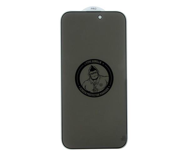 Защитное Стекло Type Gorilla 0.33мм 2.5D HD Anti-Peep NPT14 для Apple iPhone 14 Pro, Black