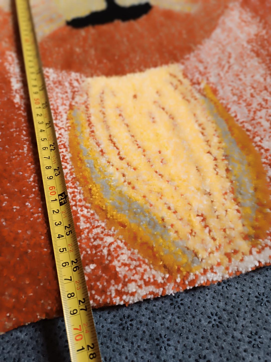 Килим Капібара ручної роботи гіпоалергенний 67х55 см (3007895W) - фото 3 Килим Капібара ручної роботи гіпоалергенний 67х55 см (3007895W) - фото 3